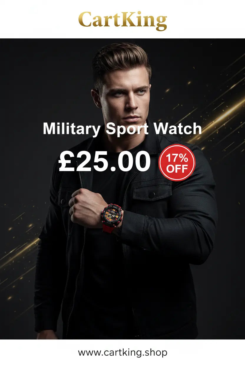 Military Men Watch Fashion Sport Outdoor G Wristwatch Male Digital Stopwatch