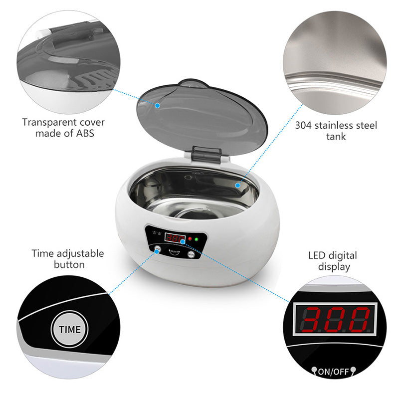 JP-890 Ultrasonic Cleaner for Glasses and Jewelry